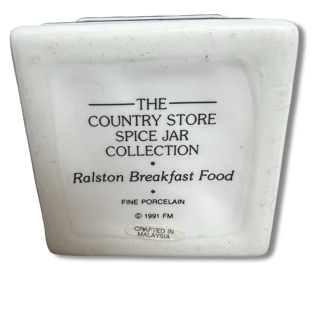 Country Store Spice Jar Collection - Porcelain‎ - Vintage - Nutmeg